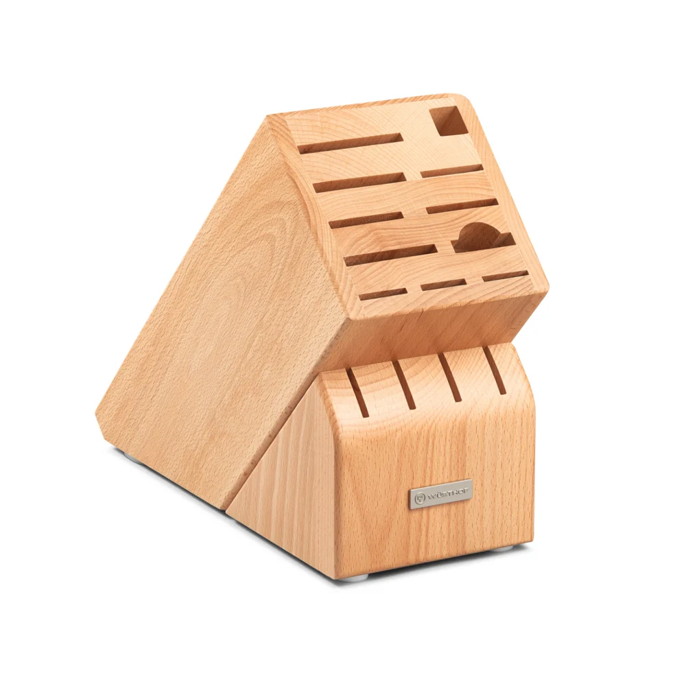Wusthof 15 Slot Natural Beechwood Knife Block