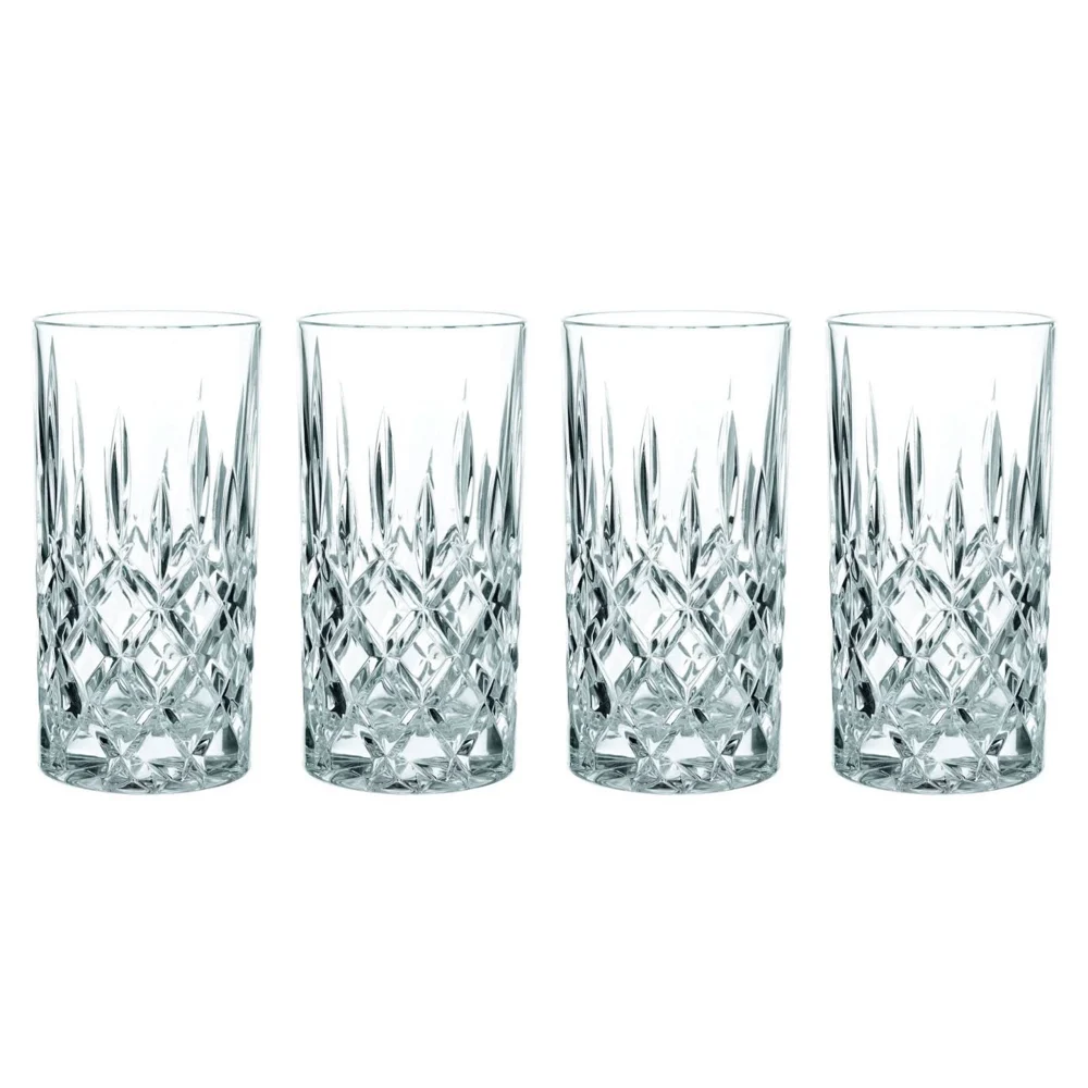 Nachtmann Crystal Noblesse Longdrink Glasses - Set of 4