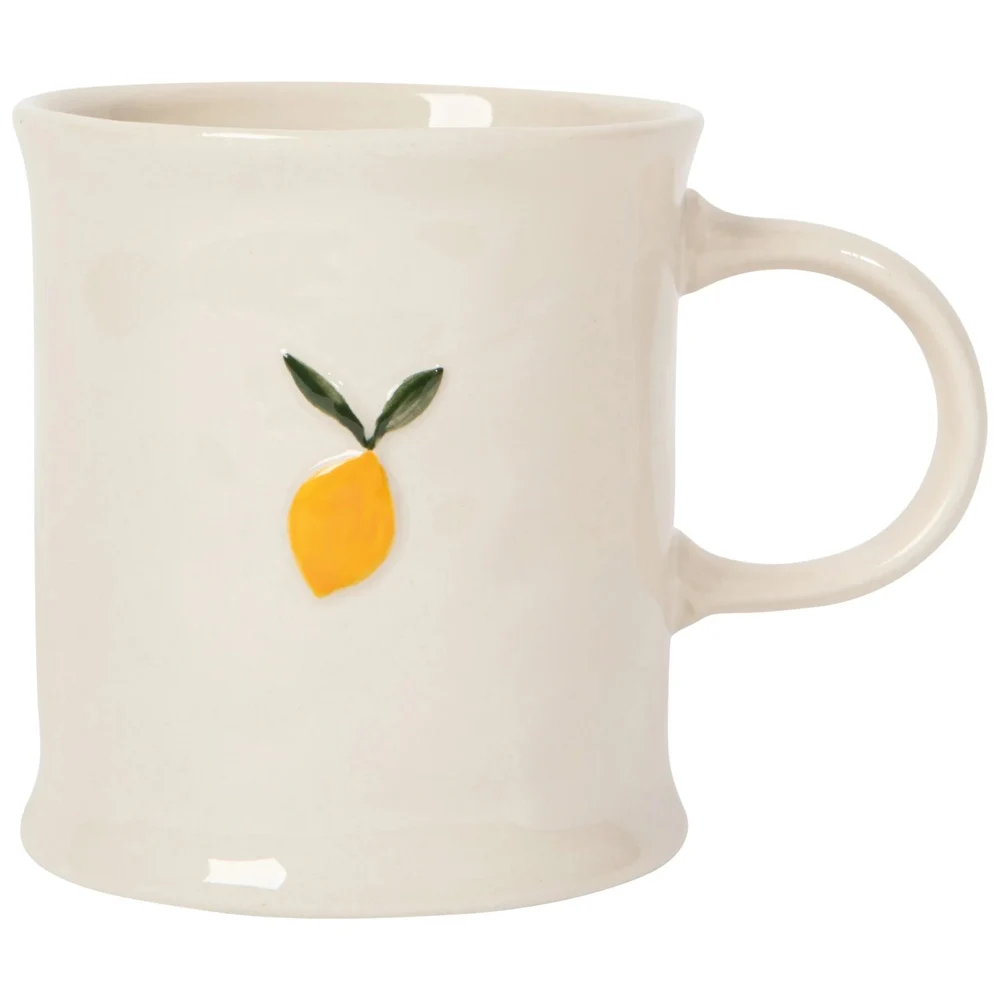 Danica Jubilee Embossed Mug - Lemon