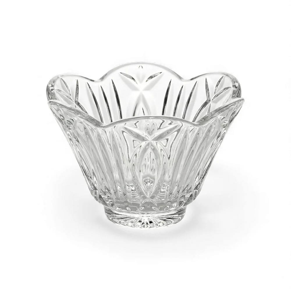 Tyrone Crystal Tulip Candle Holder