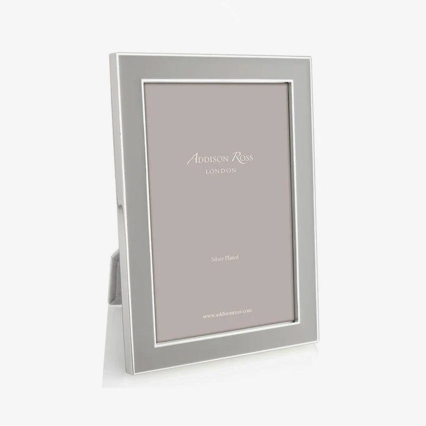 Addison Ross | Enamel Picture Frame — Grey / 5" x 7"