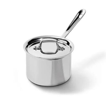 All-Clad D3 Stainless Steel 2Qt Sauce Pan