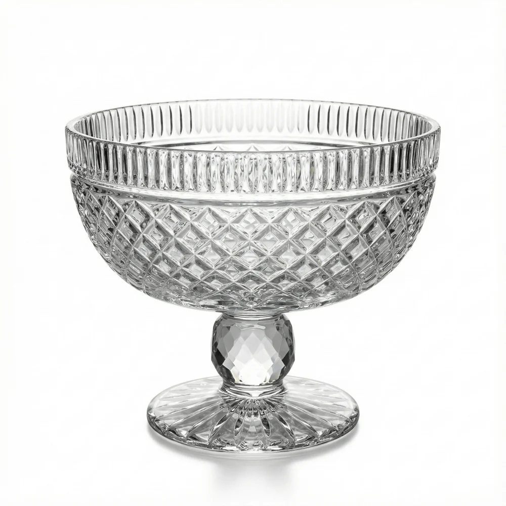 Tyrone Large Cut Irish Crystal Fruit Bowl