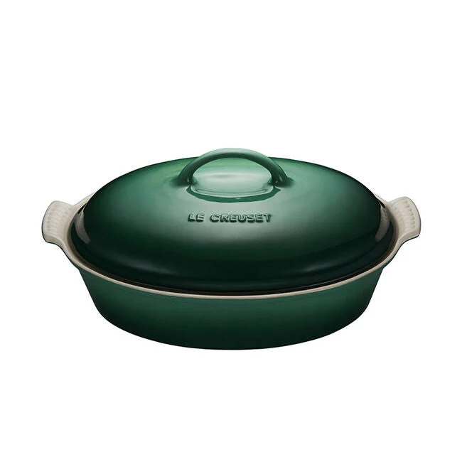 Le Creuset Heritage 3.8L Oval Casserole with Lid - Artichaut