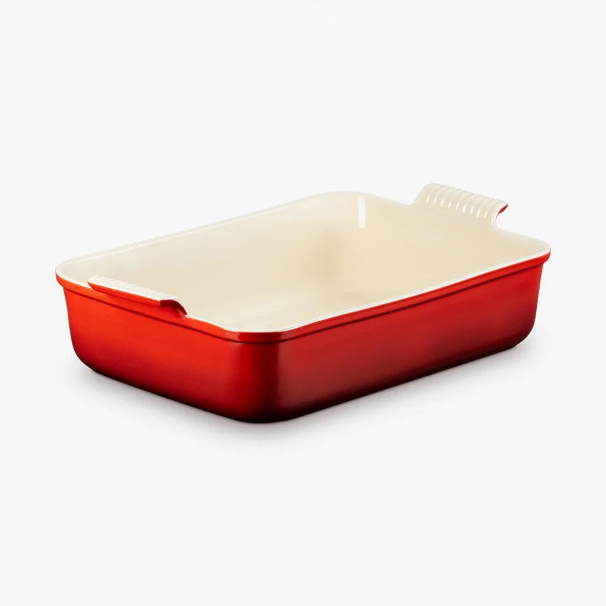Le Creuset | Deep Rectangular Dish — Cerise / 6.3 L