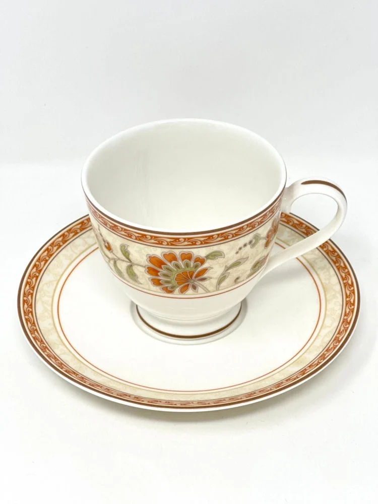 NORITAKE AUTUMN WHISPER CUP AND SAUCER SET
