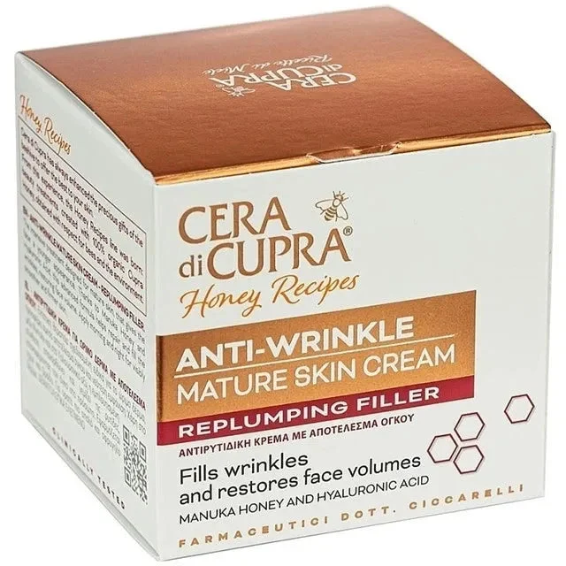 Cera di Cupra Honey Recipes Anti-Wrinkle Mature Skin Cream Replumping Filler (50 mL)