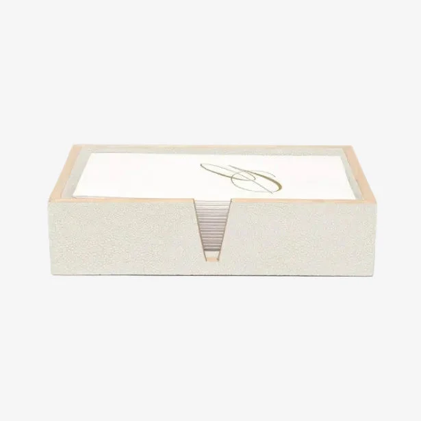 Pigeon & Poodle | Manchester Hand Towel Tray - Snow