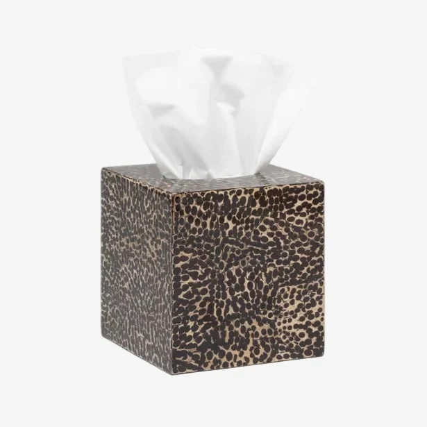 Pigeon & Poodle | Callas Tissue Box — Deep Bronze