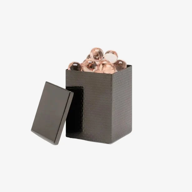 Pigeon & Poodle | Ingram Bath Canister - Black Nickel
