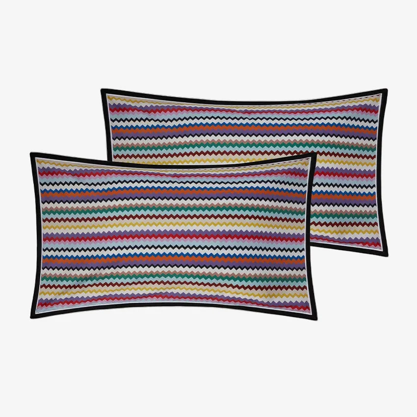 Missoni Home | Valparaiso Pillowcases - Set of 2 — valparaiso-100 / Standard