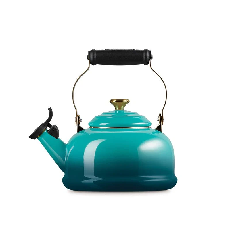 Le Creuset 1.6L Bleu Riviera Classic Whistling Kettle