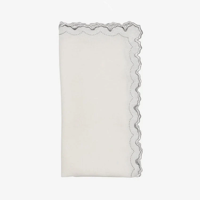 Kim Seybert | Arches Napkin — Silver