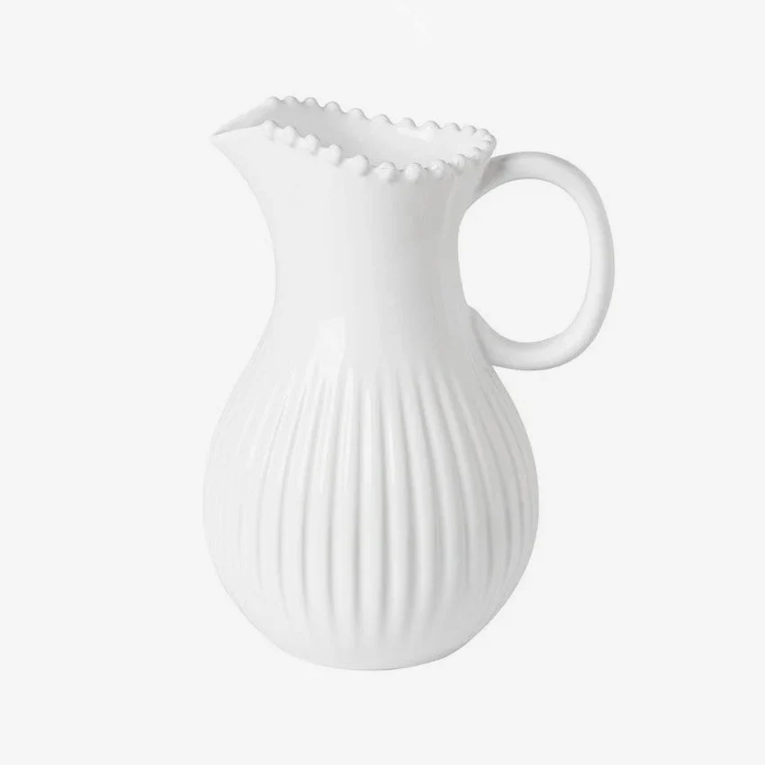 Costa Nova | Pearl White Pitcher