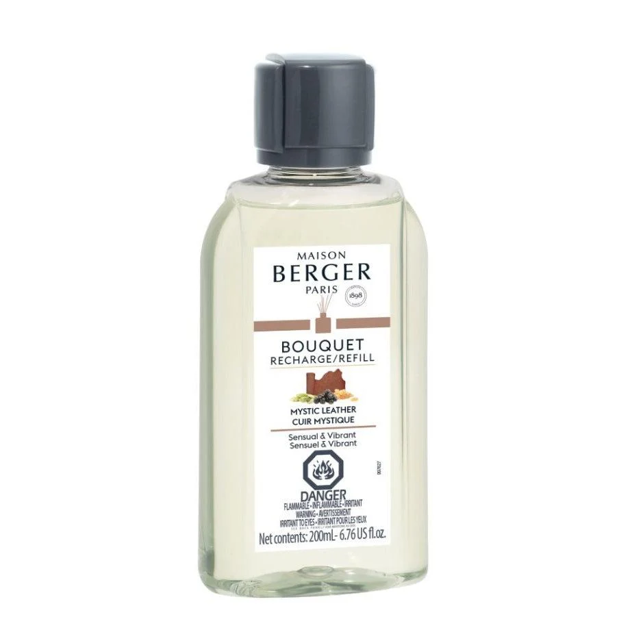 Parfum Berger- Reed Diffuser Refill Scented Bouquet Mystic Leather 200ml - CLEARANCE