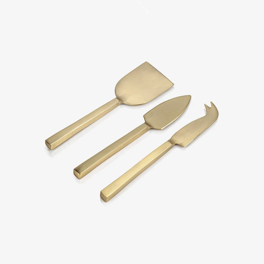 Zodax | Cheese Slicer and Server Set - Gold
