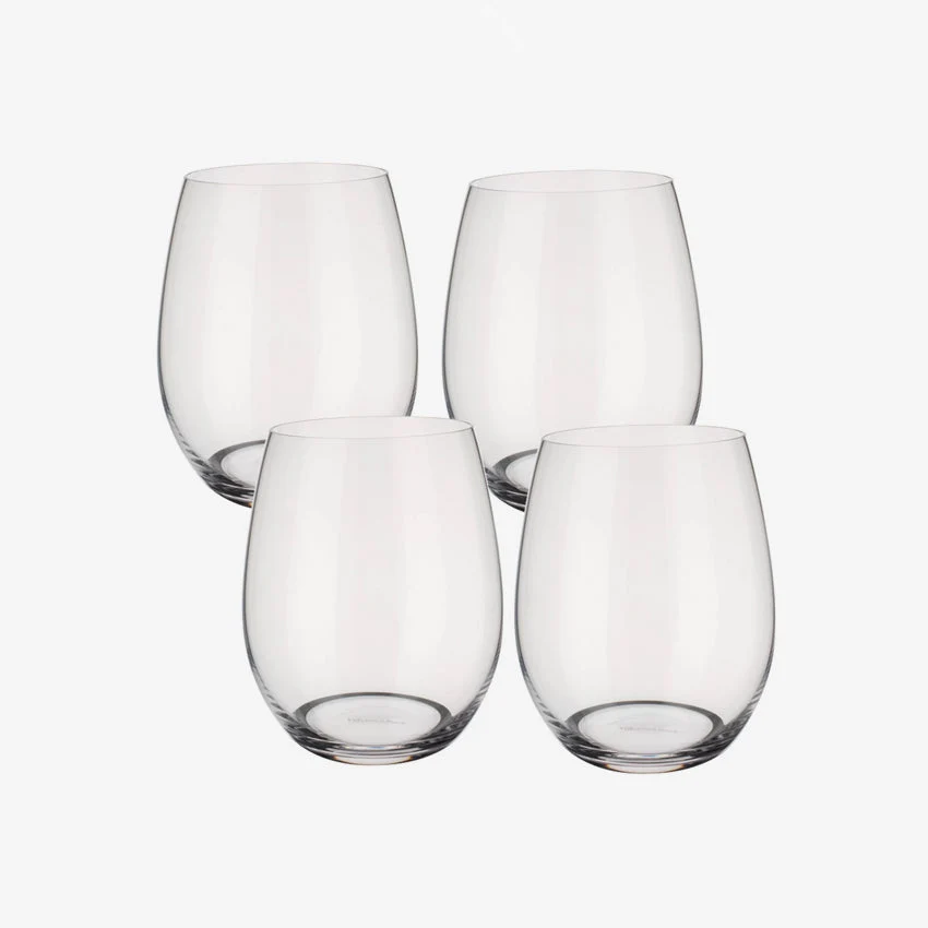 Villeroy & Boch | Entrée Stemless White Wine Glasses - Set of 4