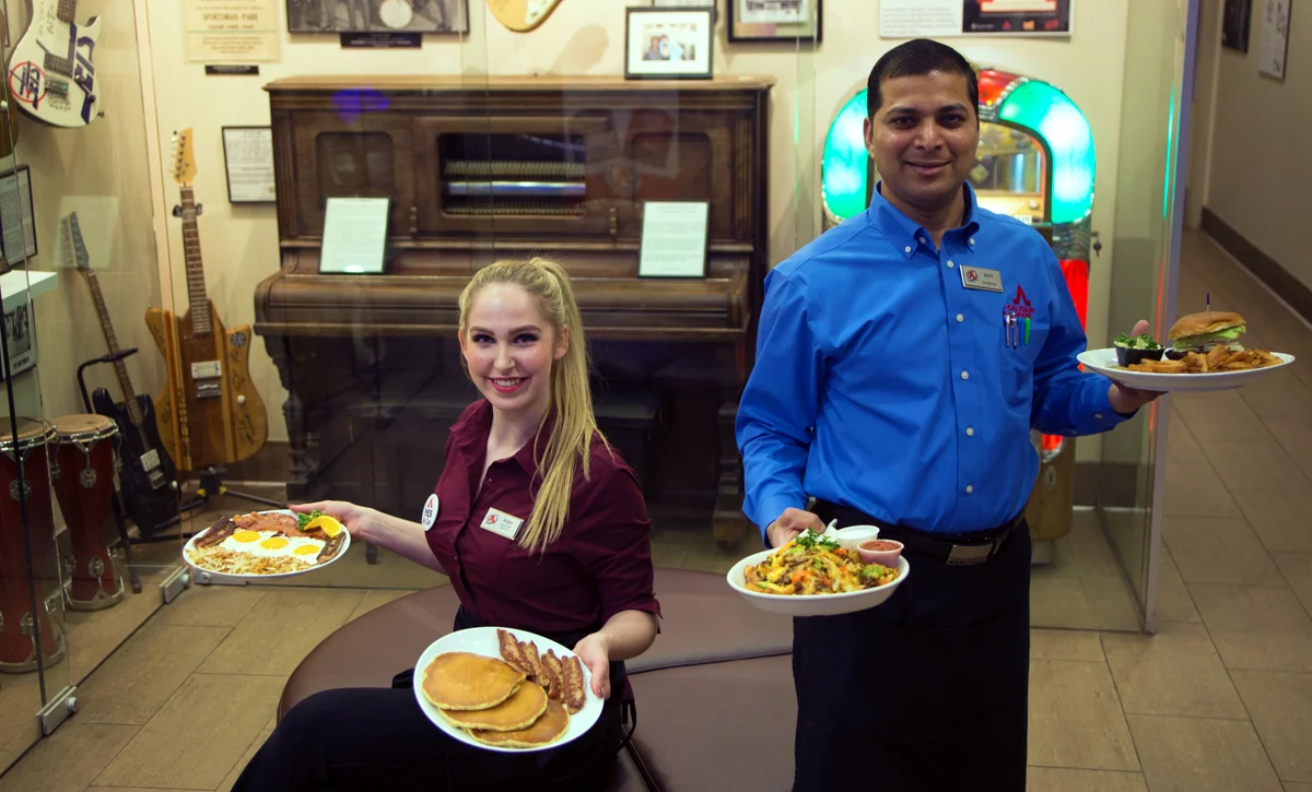 Twofer Tuesday menus, weekday breakfast specials and free monthly coupons