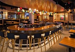 Happy hour daily: $9 smash burger, $9 truffle fries, $5 Sunset Soda