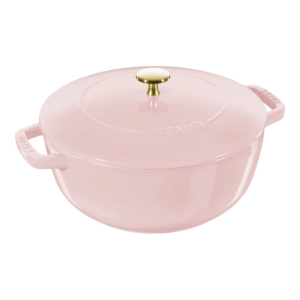 STAUB La Cocotte 4.8 L Cast Iron Dutch French Oven, Sorbet Rose