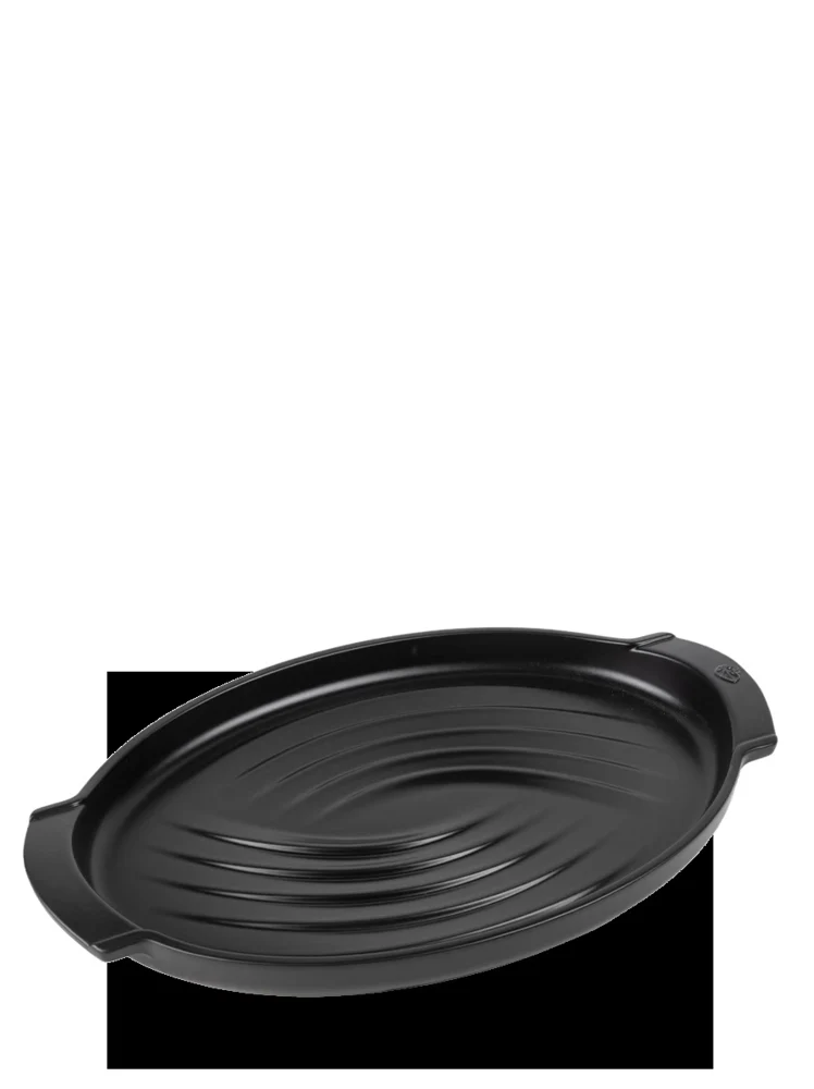 Peugeot Grill to Table Oval Ceramic Grill Dish / 41 cm / 16 " - Balck