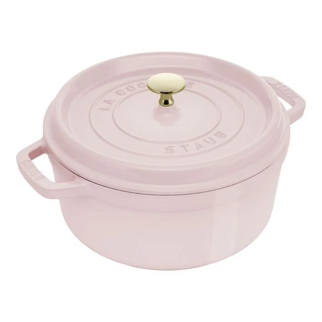 STAUB Cast Iron Round Cocotte  3.7 L - Sorbet Rose