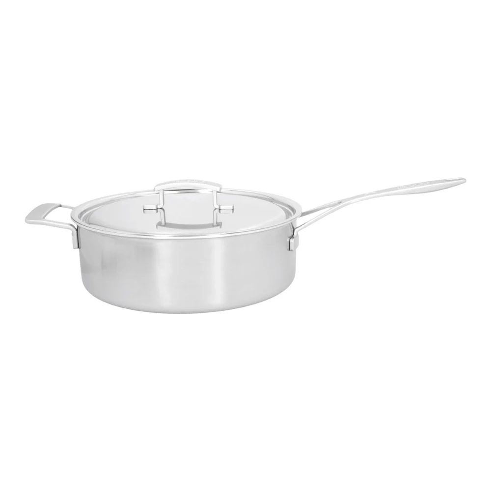 DEMEYERE Industry 5 28 cm 18/10 Stainless Steel Sauté Pan With Lid