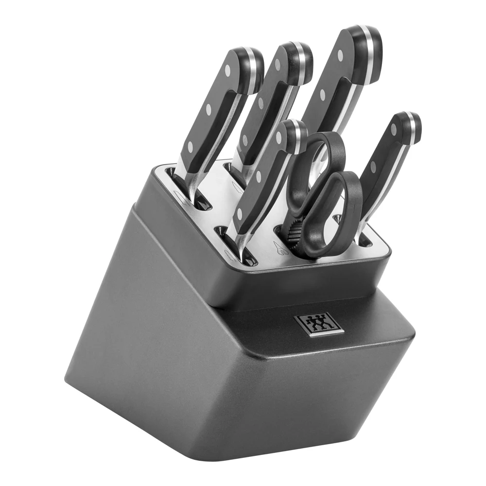 ZWILLING Pro 7 Piece Knife Block Set With Kis Technology